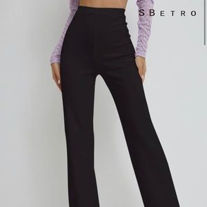 high waisted straight leg pants